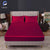 SATIN SILK FITTED SHEET (MAROON)