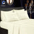 3Pcs Satin Silk Bed Set -Off White
