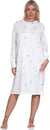 Relax Placket Ladies Night Gown